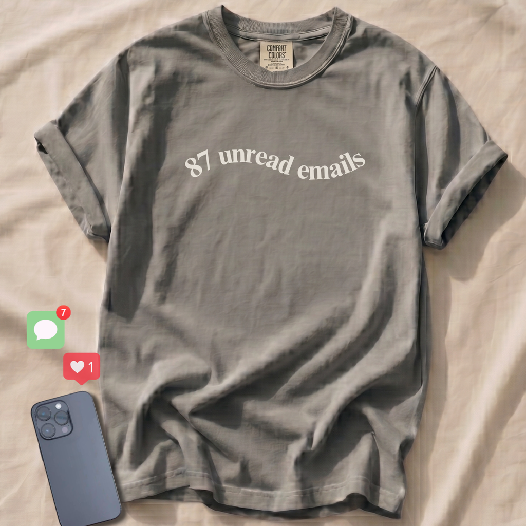 87 unread emails T-Shirt